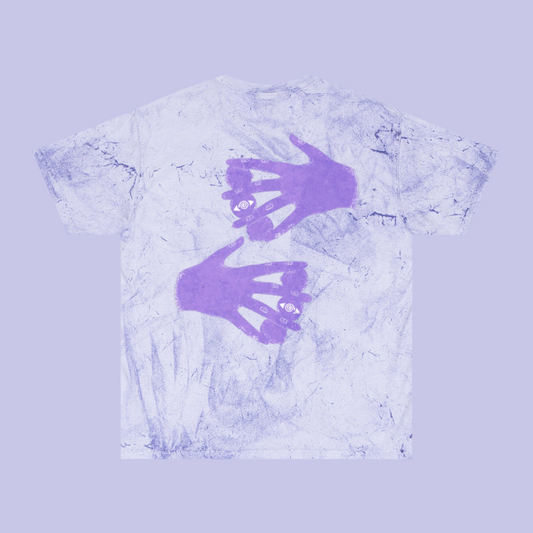 BlueBerry Acid Color Blast Tee